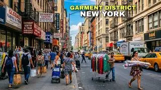 [4K]🇺🇸Walking NYC Garment District