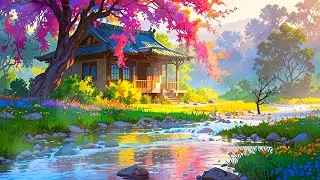 Peaceful Relaxing Piano with Water Sounds - Sleep Music, Stress Relief Music, Stop Overthingking