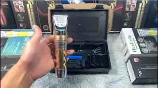 Tông Đơ Cắt Tóc Gia Đình Đến Khách Hàng Huber F10plus , Lưỡi Sứ Chuốt Máy Cực Êm , Thiết Kế Đẹp