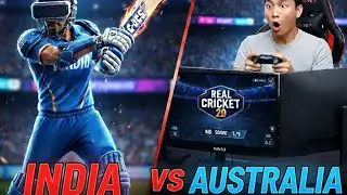 REAL CRICKET IND VS AUS MATCH PART- 1 #cricket#ging#cricketlover#longvideo#realcricket21