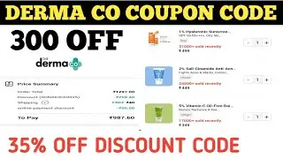 Derma&nbsp; Co Coupon Code&nbsp; || The Derma Promo Code || Derma Co Offer 