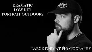 LARGE FORMAT DRAMATIC PORTRAITS : ON LOCATION &ndash; How to create a black background outdoors - Part 1