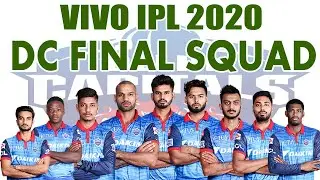 VIVO IPL 2020 | Delhi Capitals Final squad 2020 | Dc Final Squad | Today Cricket Iyc