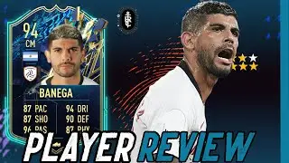 BEST BOX TO BOX?! 94 TOTS BANEGA REVIEW - FIFA 22 Ultimate Team