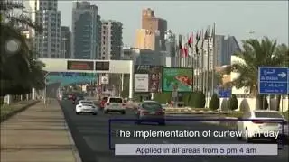 Total lockdown in Kuwait / curfew started at 5pm to 4 am