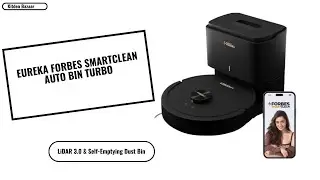 Eureka Forbes SmartClean Auto Bin Turbo | 40 Days Hands-Free Cleaning with 7000Pa HyperSuction!