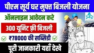 PM Surya Ghar Muft Bijli Yojana 2024 | Free solar yojana online registration | PM Suryoday Yojana