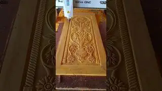 2.5D Door design #doordesign #routerdesin #woodworking #furnituredesign #furniture #shorts