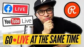 ПРЯМАЯ ТРАНСЛЯЦИЯ НА YOUTUBE И FACEBOOK ОДНОВРЕМЕННО (Restream.io Studios)