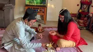 Nishan&rsquo;s Dashain blessing to Kriti