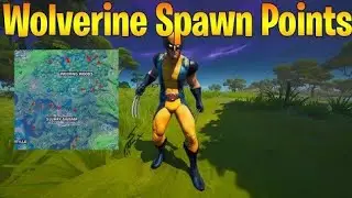ALL WOLVERINE SPAWN LOCATIONS in Fortnite - How to FIND Wolverine *Guide*