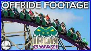 Iron Gwazi | Busch Gardens Tampa | 4K Off-ride Footage | Non-Copyright | 2022