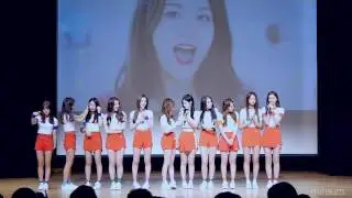 [16.10.29] 아이오아이 강남팬싸 마지막 멘트 직캠 by 미름