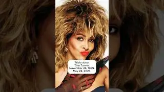 Since it&rsquo;s #tinaturner birthday today here&rsquo;s some #trivia about her.#singer #fypシ #music