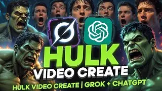 Hulk AI Video बनाना सीखो 😱 Grok App + ChatGPT से (Full Method)