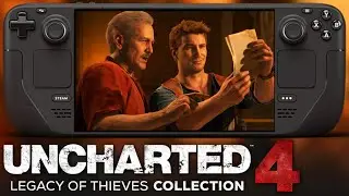 UNCHARTED 4 Legacy of Thieves Collection on LCD Steam Deck Is Insane! - Latest Patch