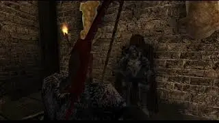 Gothic II NK reakcja Kapitana Garonda na otwartą bramę [rzadki dialog]