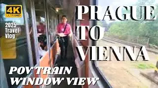 [4K] POV Journey from Prague to Vienna by Train - A Window Escape of Central Europe 