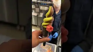 Kyoto&rsquo;s choco-matcha ice cream     #kyoto #japan #京都 #matcha #icecream #food #foodshorts