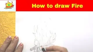 How to draw fire very easy for beginners fire sketch draw session