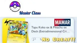 POKEMON TCG POCKET || Solo Battle || Tapu Koko ex & Pikachu ex deck (Extradimensional crisis)