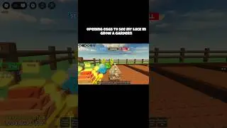 opening egg to see my luck in grow a gardern #swapgamingyt#growagardern #roblox#short