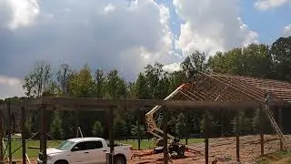 Pole barn tear down. Part 2
