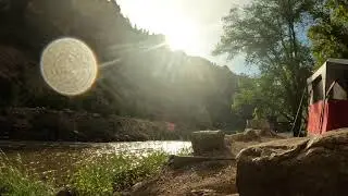 Glenwood Canyon Resort Camping Timelapse #colorado #coloradocamping #timelapse