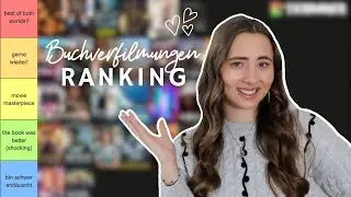 Die besten (& schlimmsten) Buchverfilmungen | Ich ranke beliebte Buch Adaptionen, Book Film Ranking😍