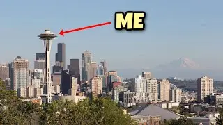 I Built a LEGO Space Needle Inside the Real One!
