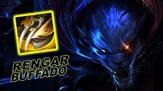 Rengar Buffado, Ser&aacute; Que Agora Vai - League Of Legends Gameplay Comentada