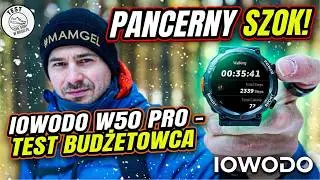 Smartwatch za 200 zł z 30 DNIAMI BATERII?! IOWODO W50PRO – konkretny test sportowy, Blackview