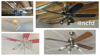 #NCFD Special - Fans in my House Running and Spinning Down (2018 update)