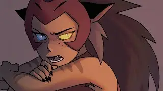 watch me draw & color catra being sad