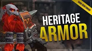 Dark Iron Dwarf Heritage Armor (Complete Set) | In game Preview | Battle for Azeroth!