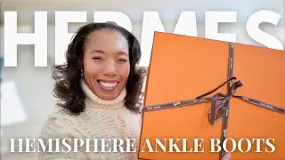 Unveiling the Hermes Hemisphere Ankle Boots | Luxurious Winter Elegance