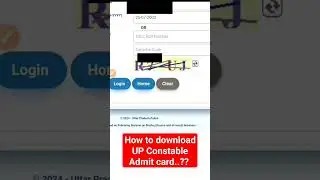 UP Police Admit card download 2024 | #uppexam2023 #admitcard #upconstable #upp #uppolice