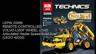 Lepin 20006 Articulated Hauler Speed Build 2/4