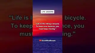 Momentum Matters: Keep Moving Through Life's Challenges 🚴&zwj;♂️