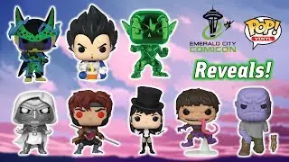 Emerald City Comic Con 2020 Dragon Ball Z Funko Pop Reveals | Glow Perfect Cell | DC | Marvel