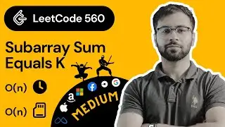 LeetCode 560 Solution in Hindi | Subarray Sum Equals K | Leetcode Solutions Playlist