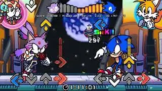 FNF - RUSHSHOT - Burnout (Sonic vs Blaze) (composed by NeoBeat & CosmicFroggo) (FC)