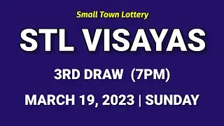STL VISAYAS 7PM RESULT TODAY March 19, 2023 PARES SWER2 SWER3 evening draw result 3rd draw