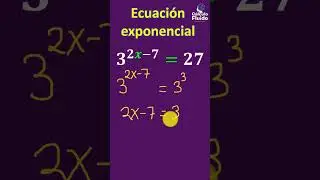 Ecuaci&oacute;n exponencial!! #matefacil #matematicas #algebra #maths #profealex #susiprofe #danielcarreon