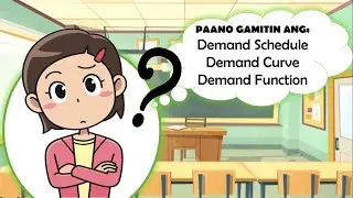 Grade 9- Ekonomiks | Demand Schedule, Demand Function, Demand Curve