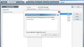Deleting Payroll Records