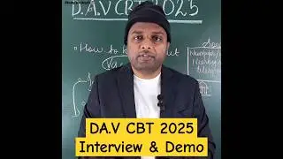 DAV CBT 2025🔥Interview & Demo कब?#shortvideo #viralvideo #shorts