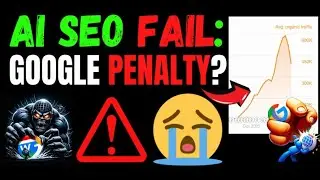 😱AI SEO Case Study: Google PENALTY? 200K Traffic LOST (SEO Heist)😱