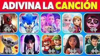 Adivina la Pel&iacute;cula por la Canci&oacute;n 🎶 KPop 😍 Stitch 💙 Minecraft 💚 Merlina 🖤 Netflix ❤️