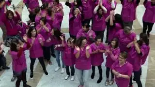 Polyclinique Majorelle : Flash Mob Octobre Rose 2016